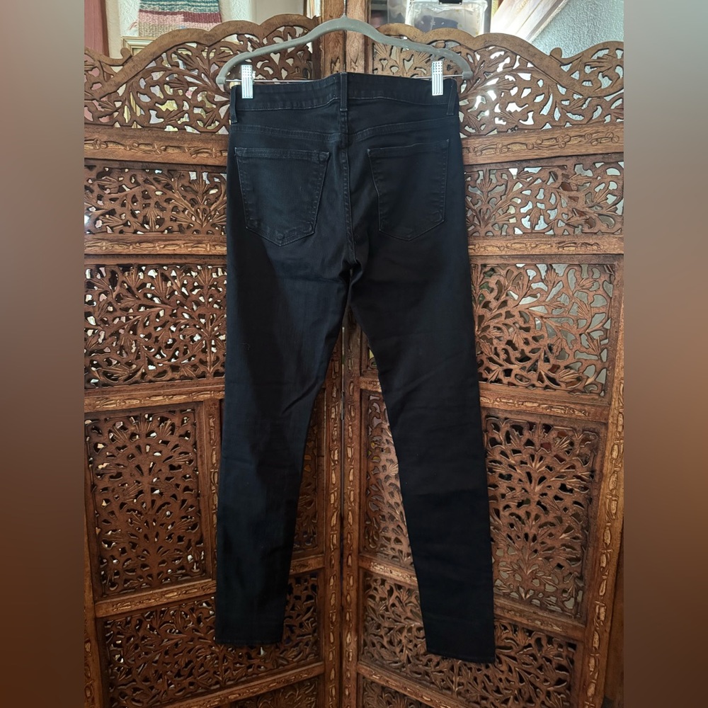 Rich & Skinny Black Mid-Rise Skinny Jeans - Size 28 - Picture 4 of 5